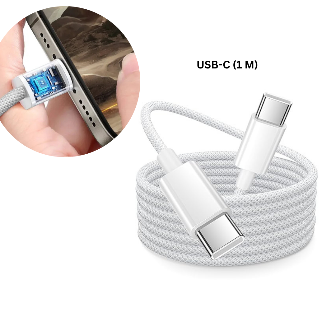 Cable USB-C | carga rápida cargador 60 W tipo C cable para iPhone 17 16 Samsung S25/S24 Ultra A56, iPad Air MacBook Pro Google Pixel 9/8/Xiaomi Switch PS5