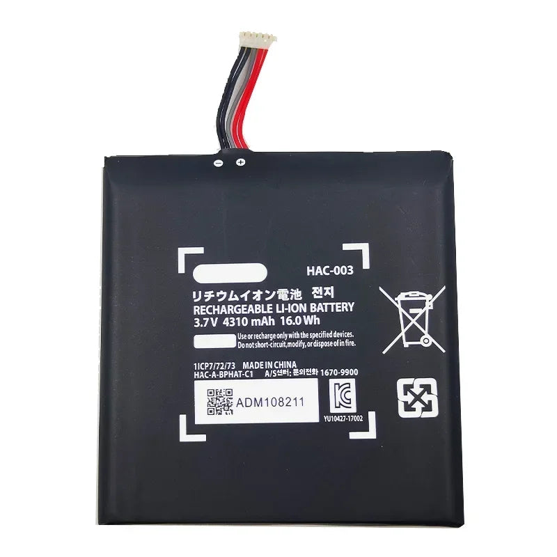 Nintendo Switch | HAC-003 HAC-001 batería recargable 3,7 V 4310mAh