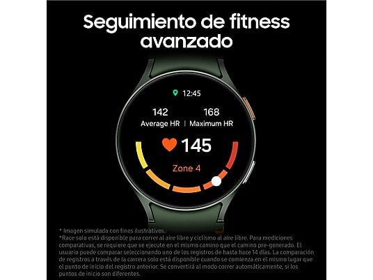 Smartwatch - Samsung Galaxy Watch7 BT 40mm, 1.31", Exynos W1000, 32GB, 2GB RAM, 300mAh, Android, Cream